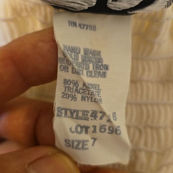 TD4 BY ELECTRA SMOCKED BACK VINTAGE NIGHTGOWN  SIZE 7 - Picture 7 of 9